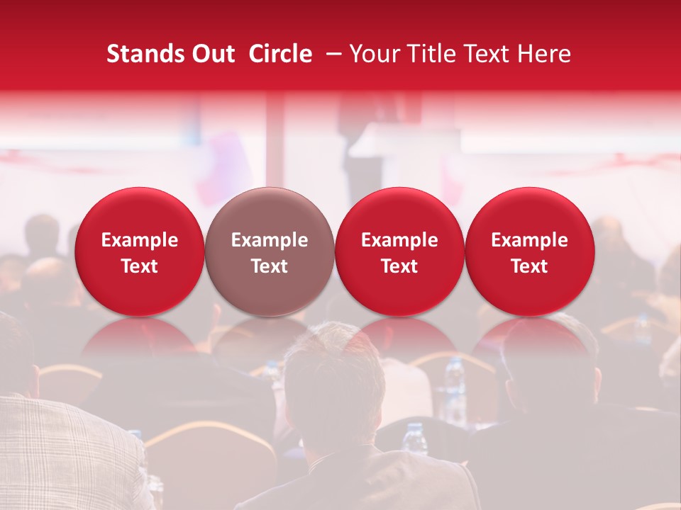 A Man Giving A Presentation To A Group Of People PowerPoint Template
