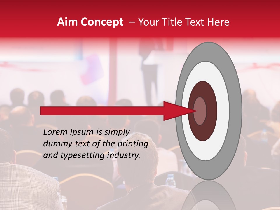A Man Giving A Presentation To A Group Of People PowerPoint Template