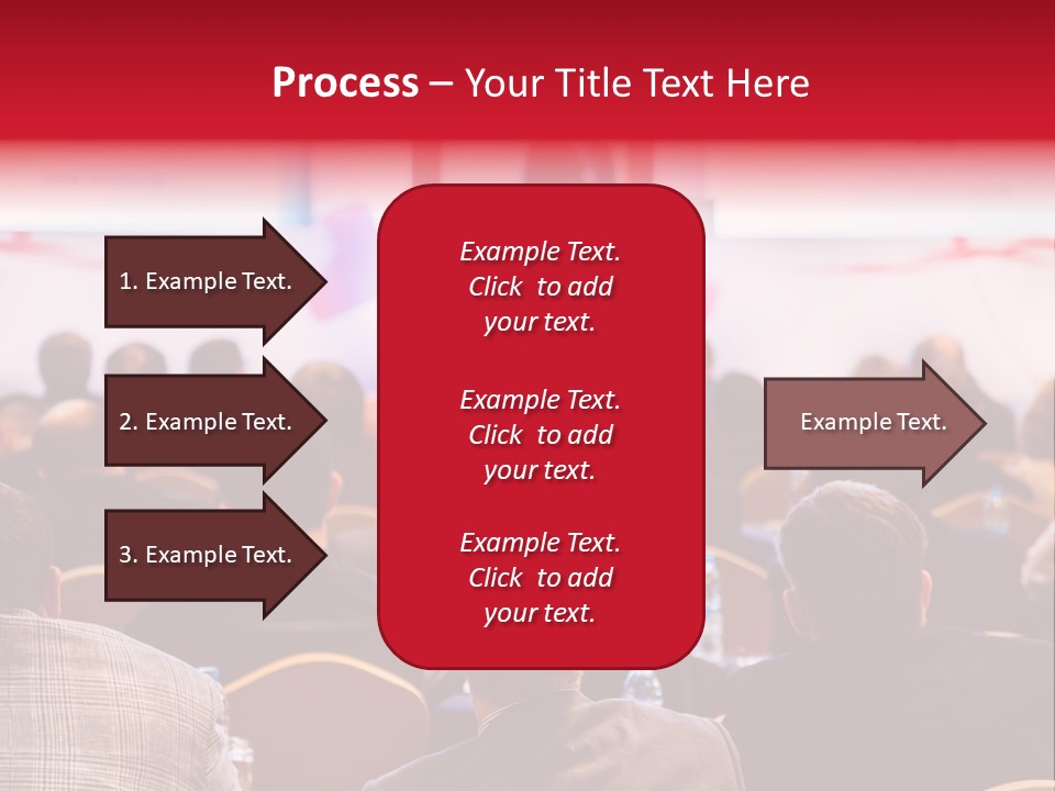 A Man Giving A Presentation To A Group Of People PowerPoint Template