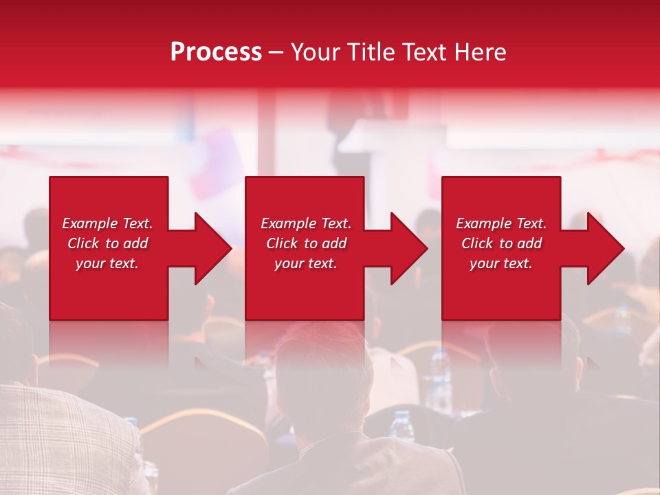 A Man Giving A Presentation To A Group Of People PowerPoint Template