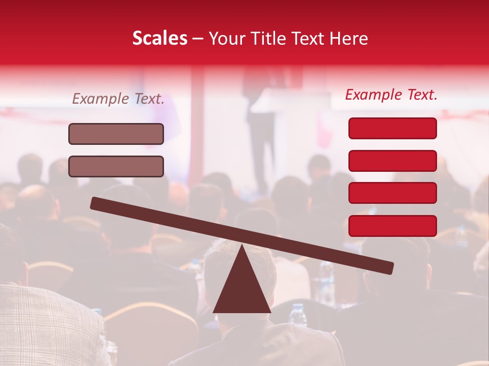 A Man Giving A Presentation To A Group Of People PowerPoint Template