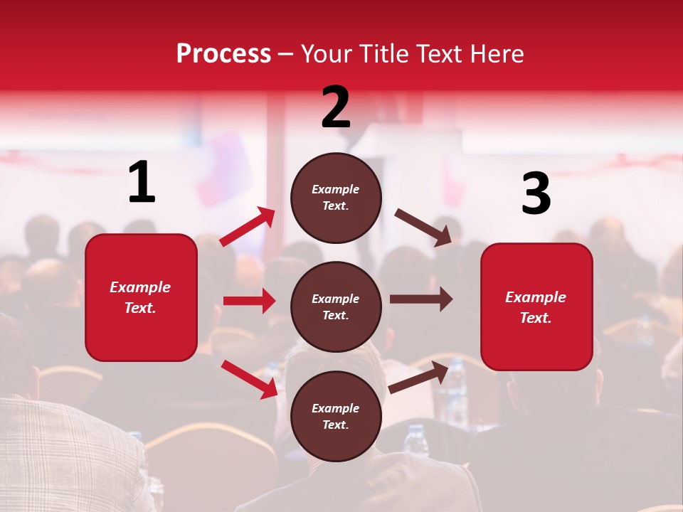 A Man Giving A Presentation To A Group Of People PowerPoint Template