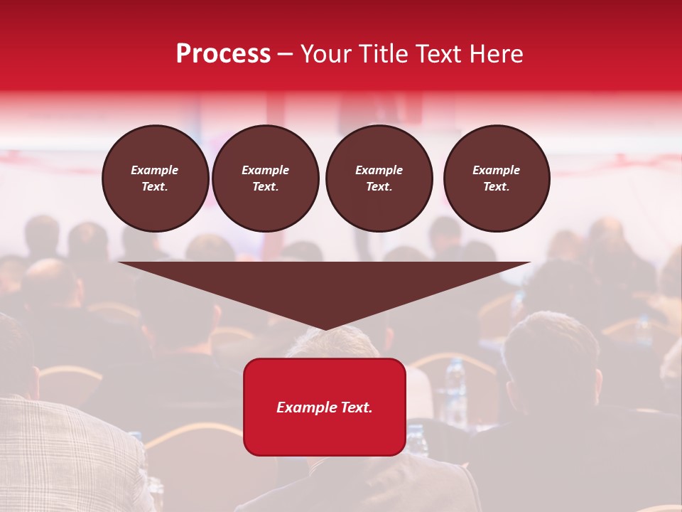 A Man Giving A Presentation To A Group Of People PowerPoint Template