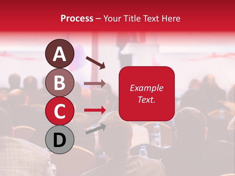 A Man Giving A Presentation To A Group Of People PowerPoint Template