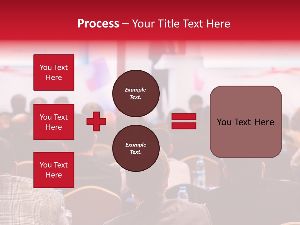 A Man Giving A Presentation To A Group Of People PowerPoint Template