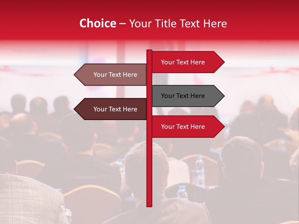 A Man Giving A Presentation To A Group Of People PowerPoint Template