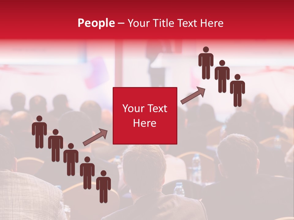A Man Giving A Presentation To A Group Of People PowerPoint Template