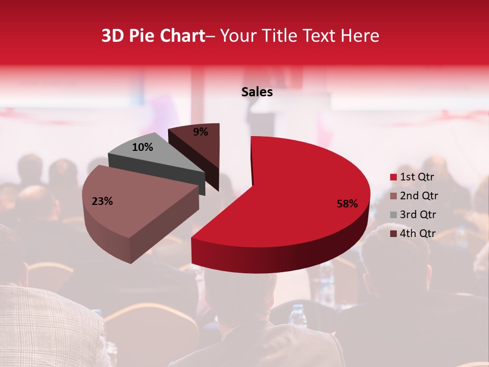 A Man Giving A Presentation To A Group Of People PowerPoint Template