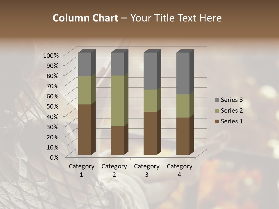 A Woman Reading A Book In A Hammock PowerPoint Template