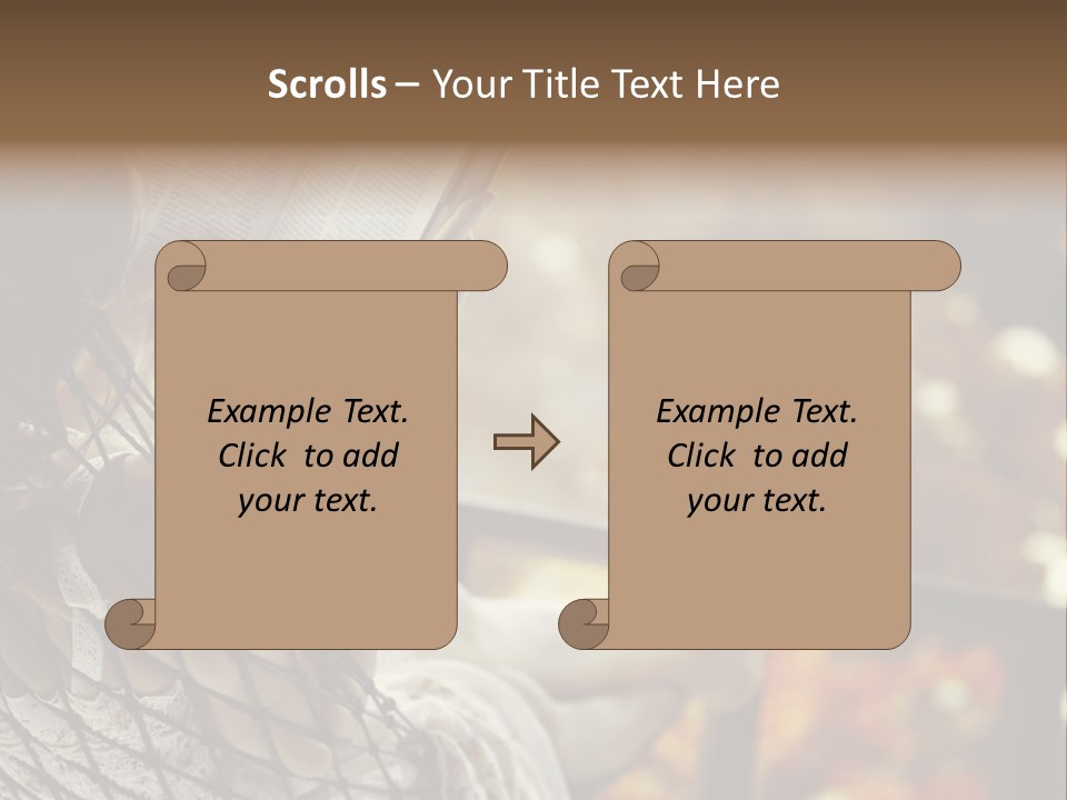A Woman Reading A Book In A Hammock PowerPoint Template