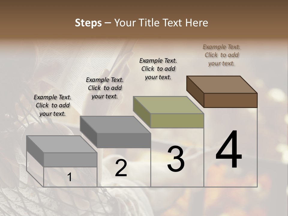 A Woman Reading A Book In A Hammock PowerPoint Template
