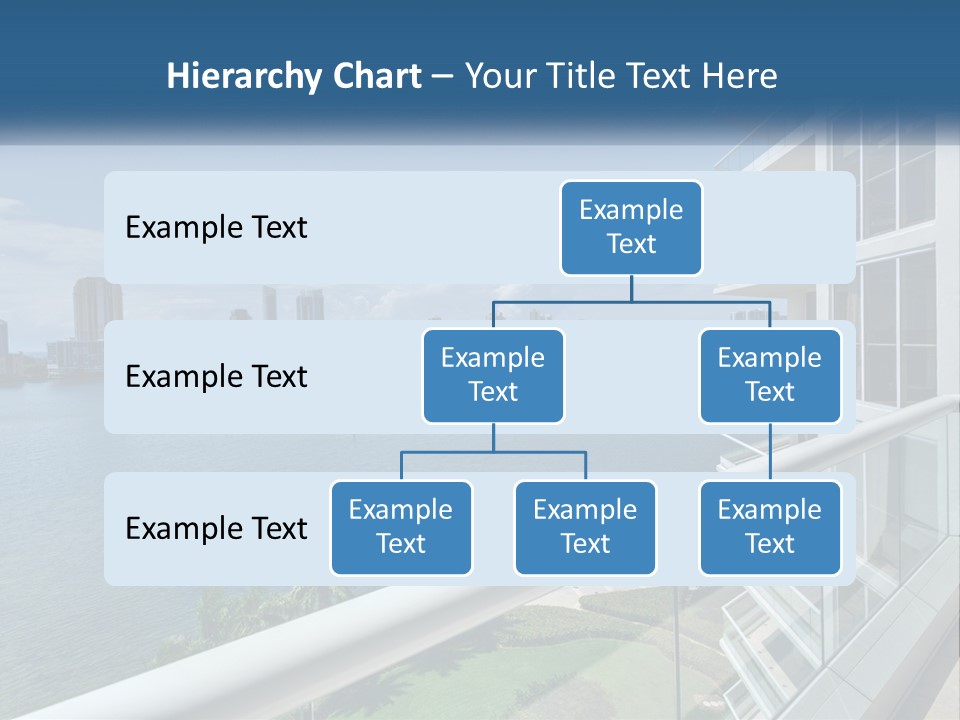 A View Of A Body Of Water From A Balcony PowerPoint Template