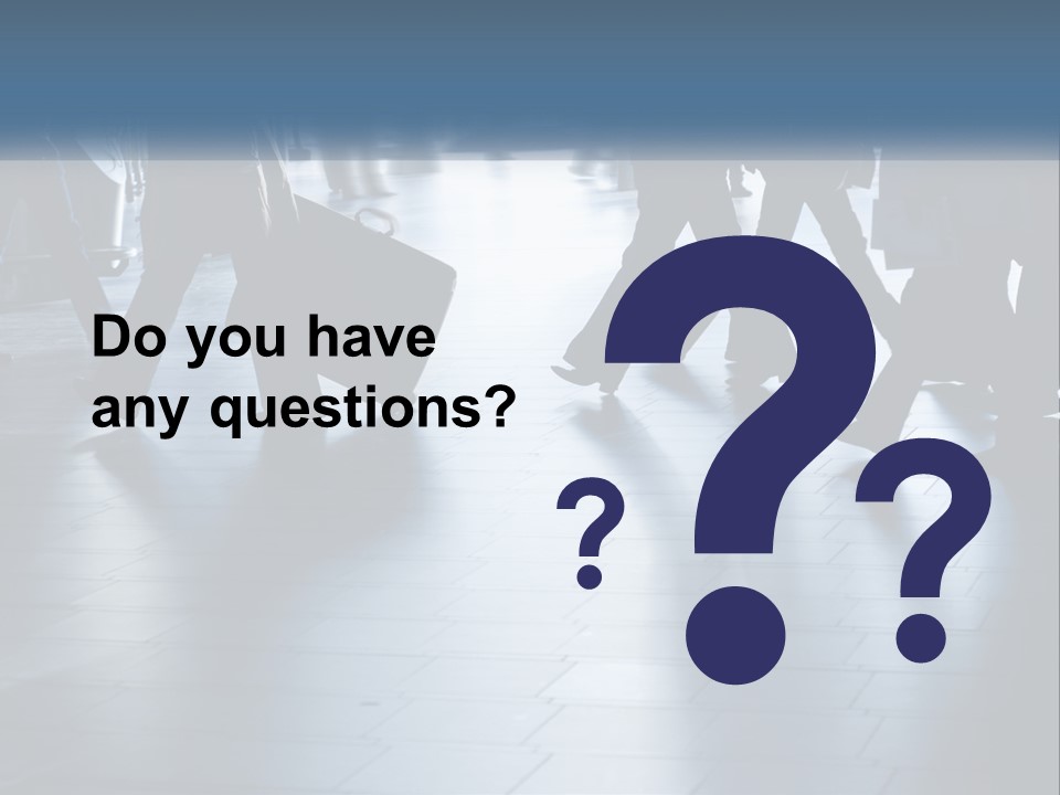 A Group Of People Walking Through A Train Station PowerPoint Template