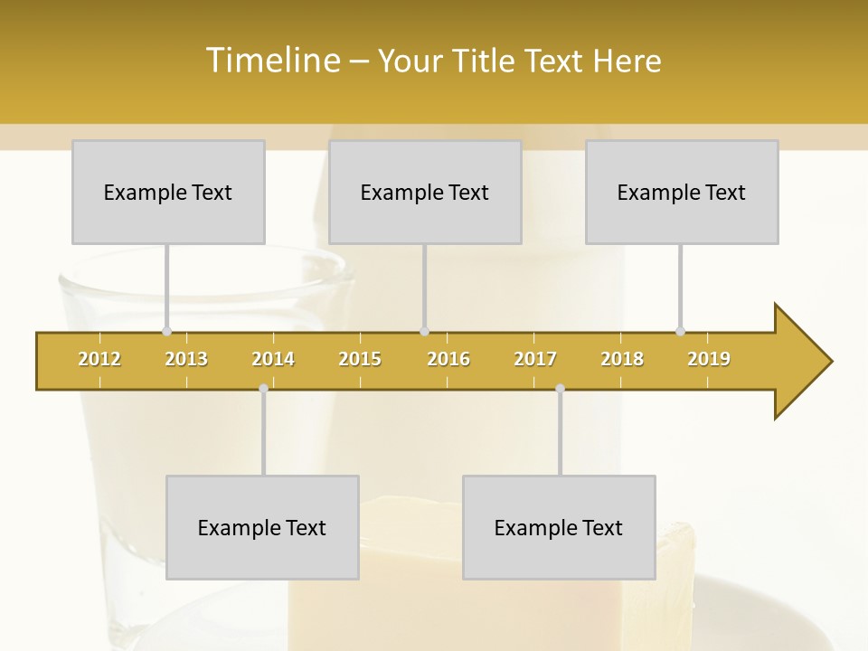 A Bottle Of Milk And A Plate Of Cheese On A Table PowerPoint Template