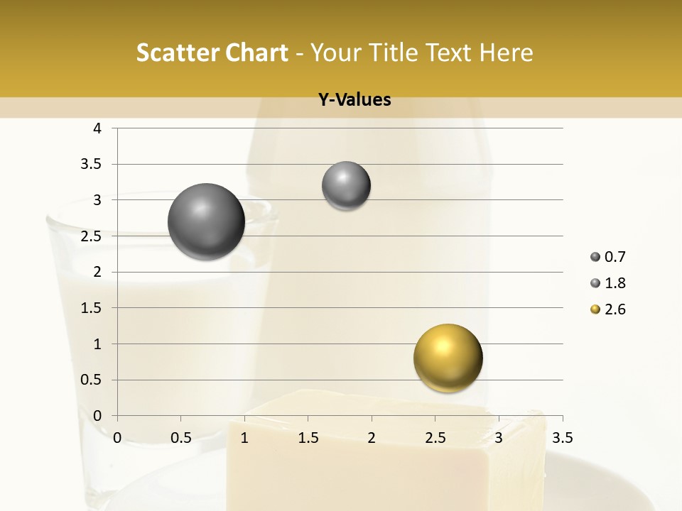 A Bottle Of Milk And A Plate Of Cheese On A Table PowerPoint Template