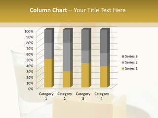 A Bottle Of Milk And A Plate Of Cheese On A Table PowerPoint Template
