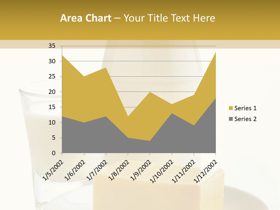 A Bottle Of Milk And A Plate Of Cheese On A Table PowerPoint Template