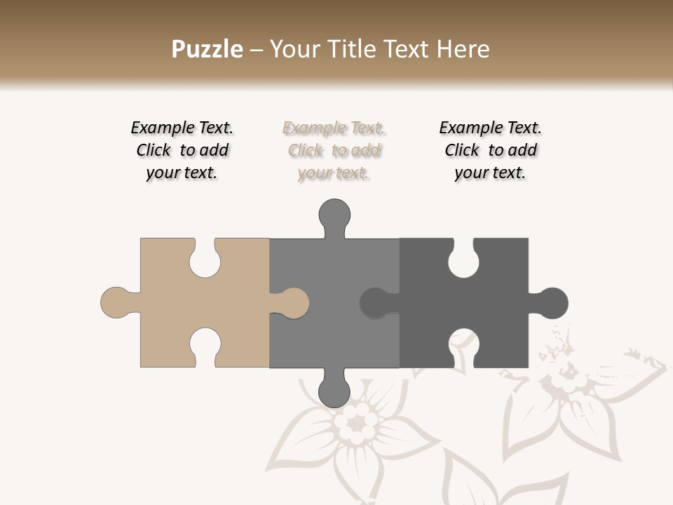 A Black And Gold Floral Powerpoint Presentation PowerPoint Template