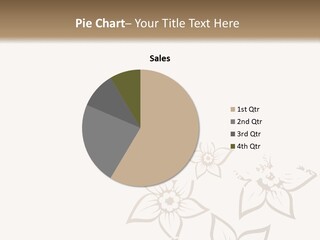A Black And Gold Floral Powerpoint Presentation PowerPoint Template