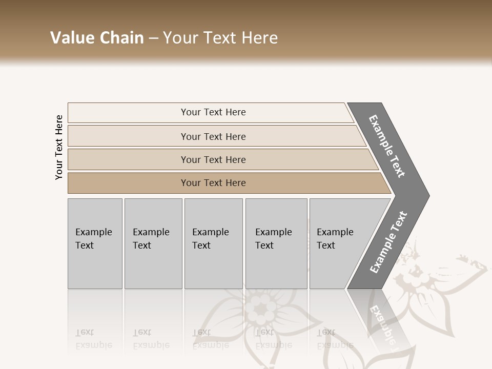 A Black And Gold Floral Powerpoint Presentation PowerPoint Template