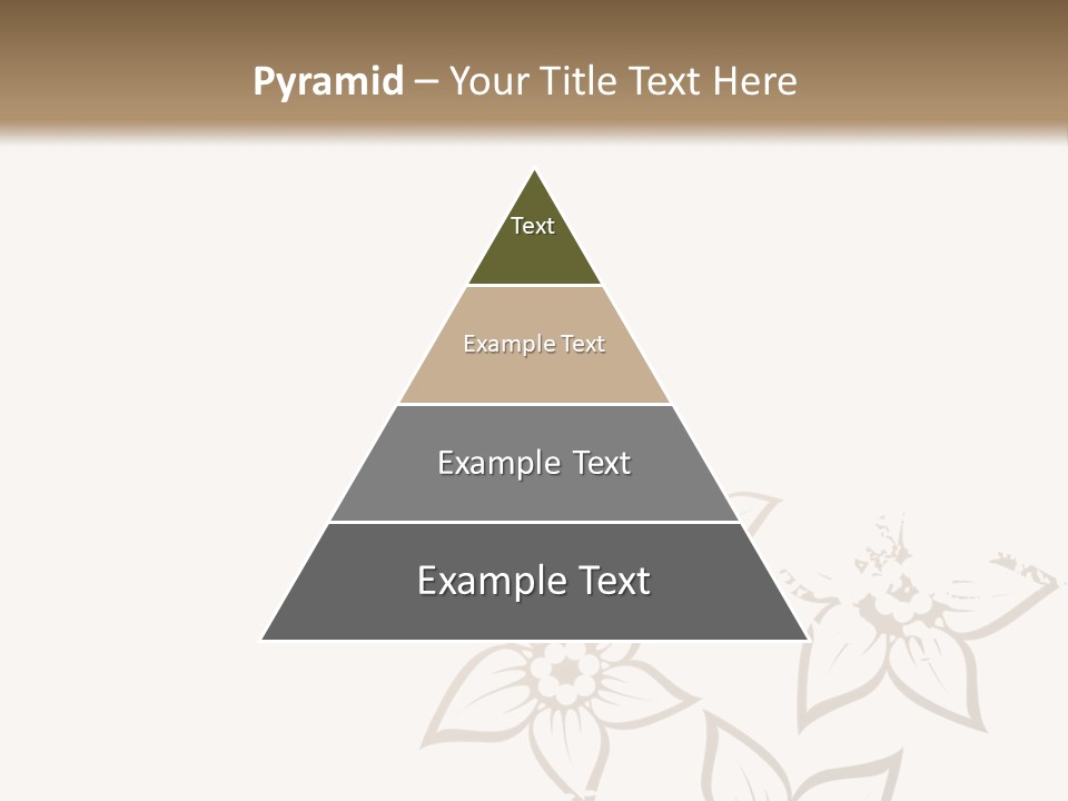 A Black And Gold Floral Powerpoint Presentation PowerPoint Template