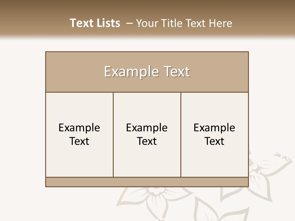 A Black And Gold Floral Powerpoint Presentation PowerPoint Template
