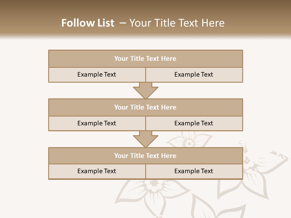 A Black And Gold Floral Powerpoint Presentation PowerPoint Template