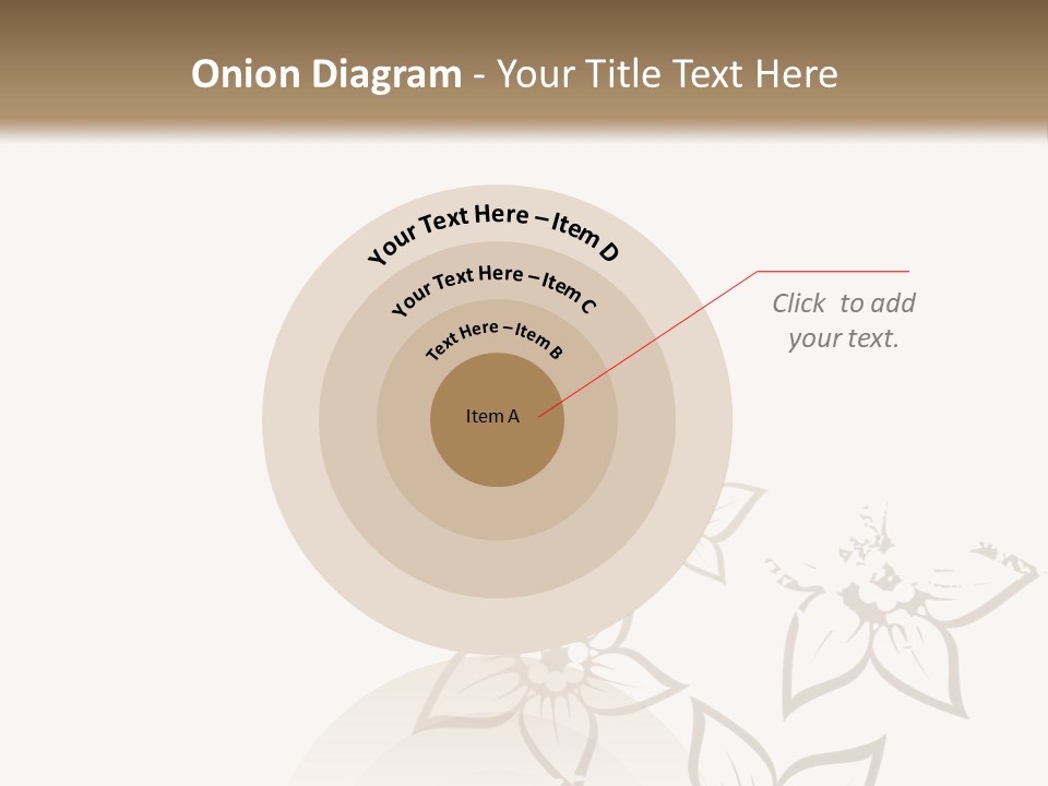 A Black And Gold Floral Powerpoint Presentation PowerPoint Template
