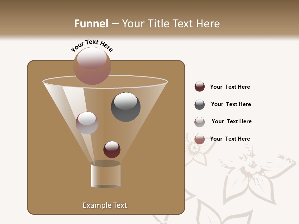 A Black And Gold Floral Powerpoint Presentation PowerPoint Template