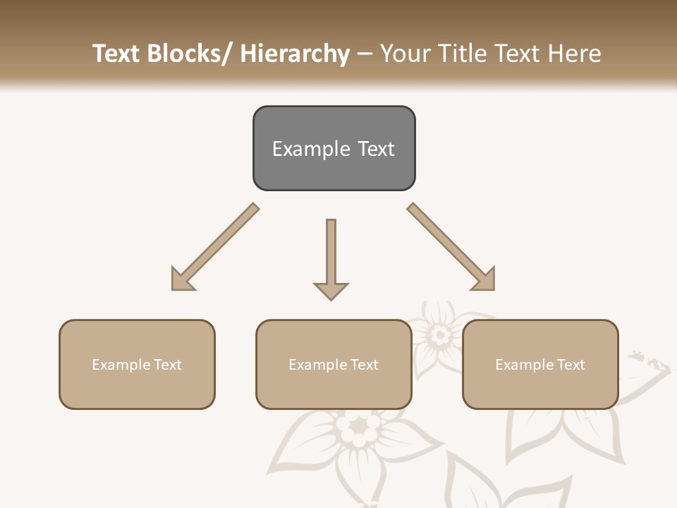 A Black And Gold Floral Powerpoint Presentation PowerPoint Template