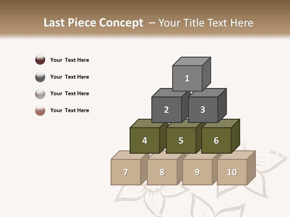 A Black And Gold Floral Powerpoint Presentation PowerPoint Template