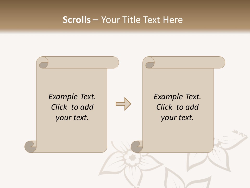 A Black And Gold Floral Powerpoint Presentation PowerPoint Template
