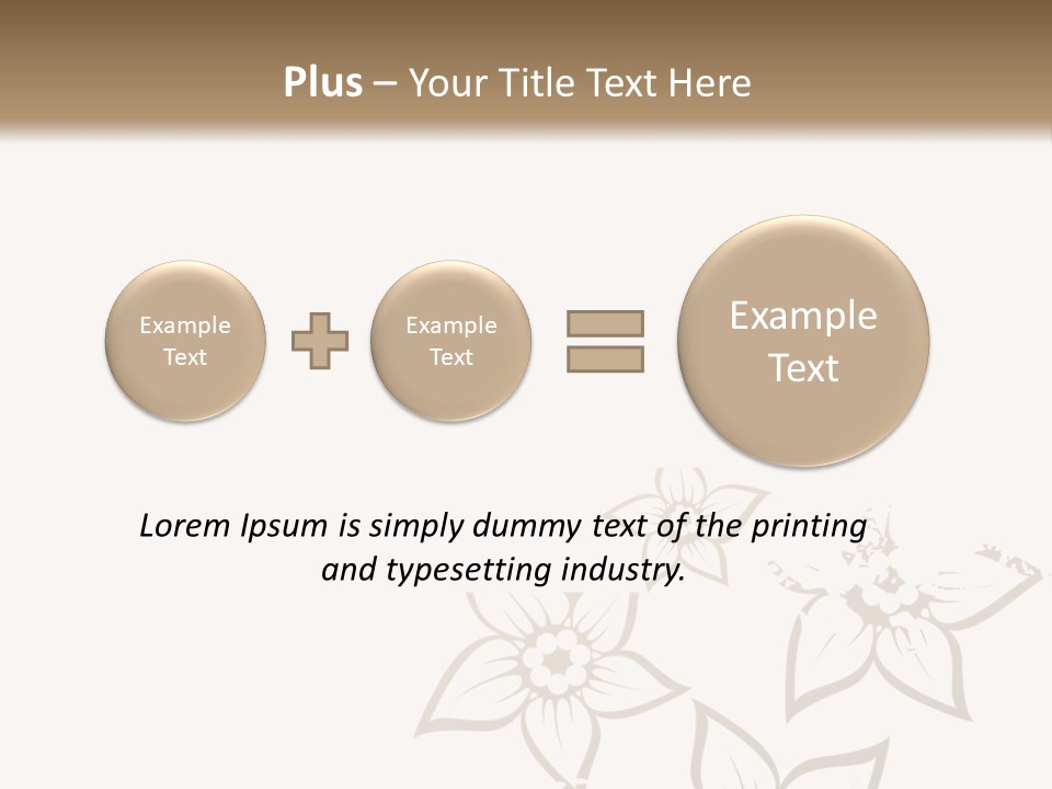 A Black And Gold Floral Powerpoint Presentation PowerPoint Template