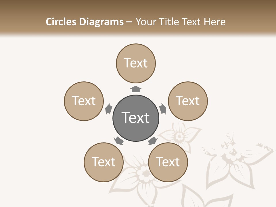 A Black And Gold Floral Powerpoint Presentation PowerPoint Template