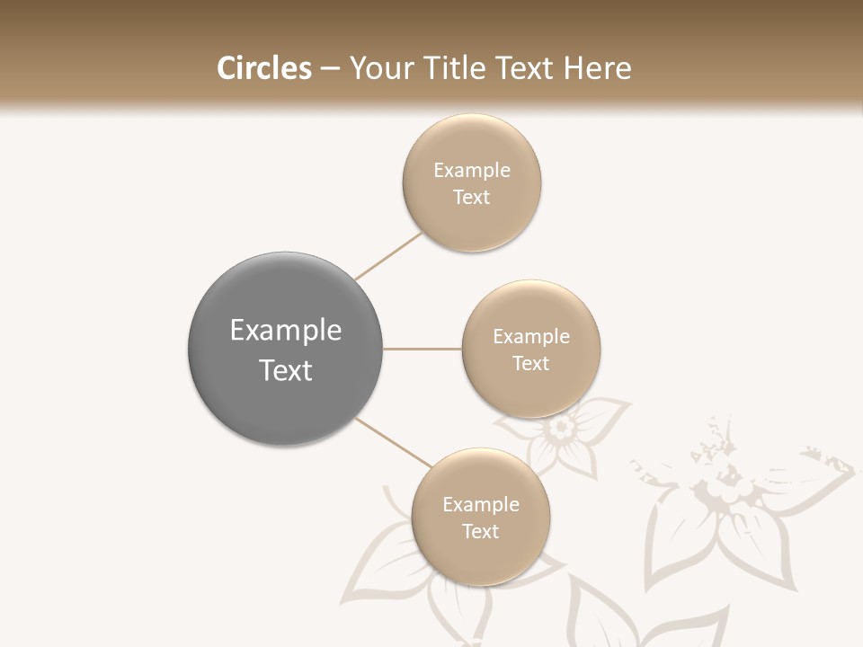 A Black And Gold Floral Powerpoint Presentation PowerPoint Template
