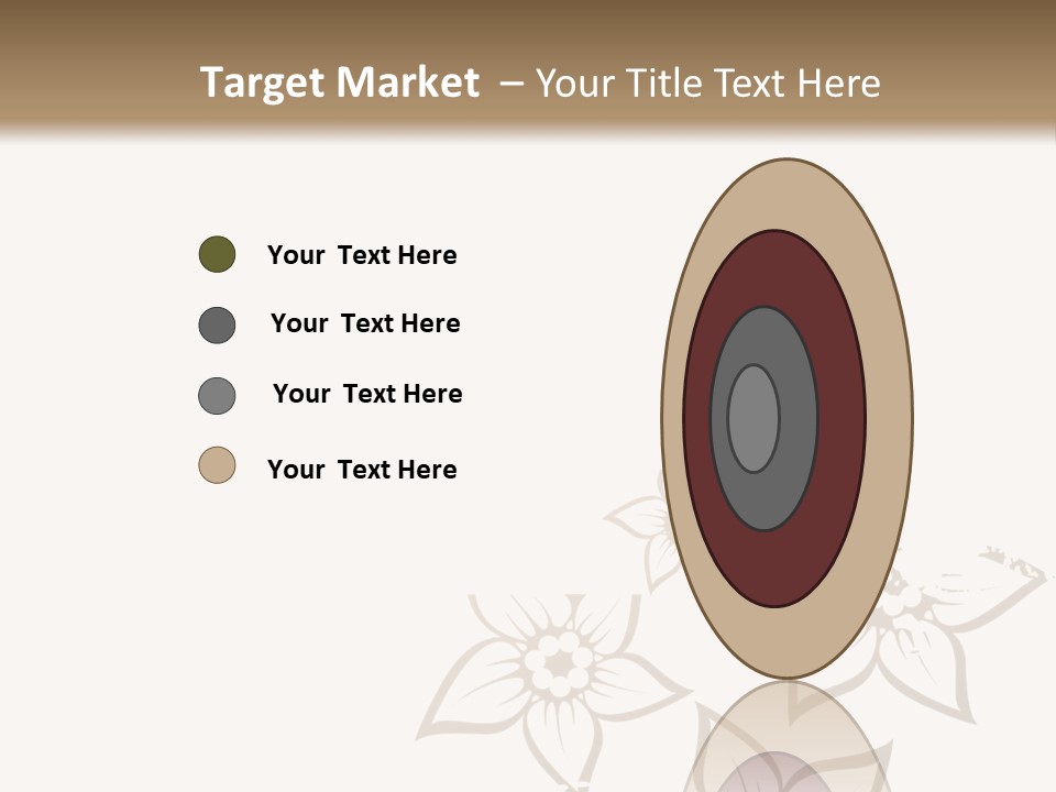 A Black And Gold Floral Powerpoint Presentation PowerPoint Template