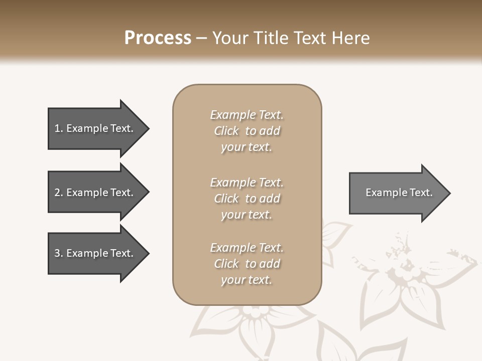 A Black And Gold Floral Powerpoint Presentation PowerPoint Template