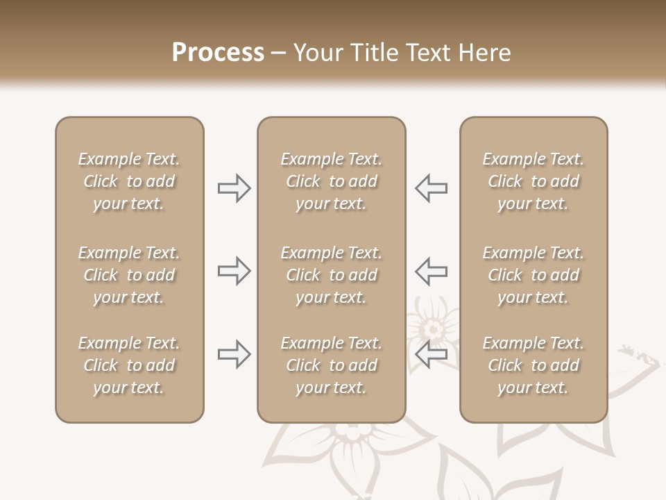 A Black And Gold Floral Powerpoint Presentation PowerPoint Template