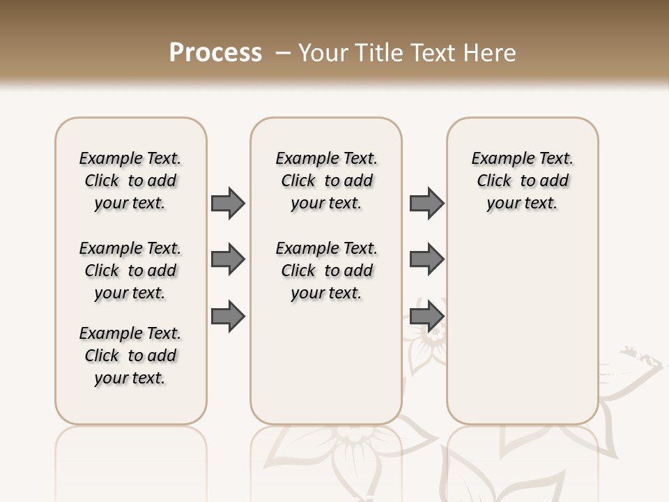 A Black And Gold Floral Powerpoint Presentation PowerPoint Template