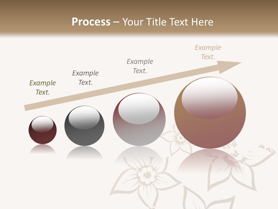 A Black And Gold Floral Powerpoint Presentation PowerPoint Template
