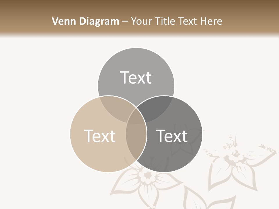 A Black And Gold Floral Powerpoint Presentation PowerPoint Template