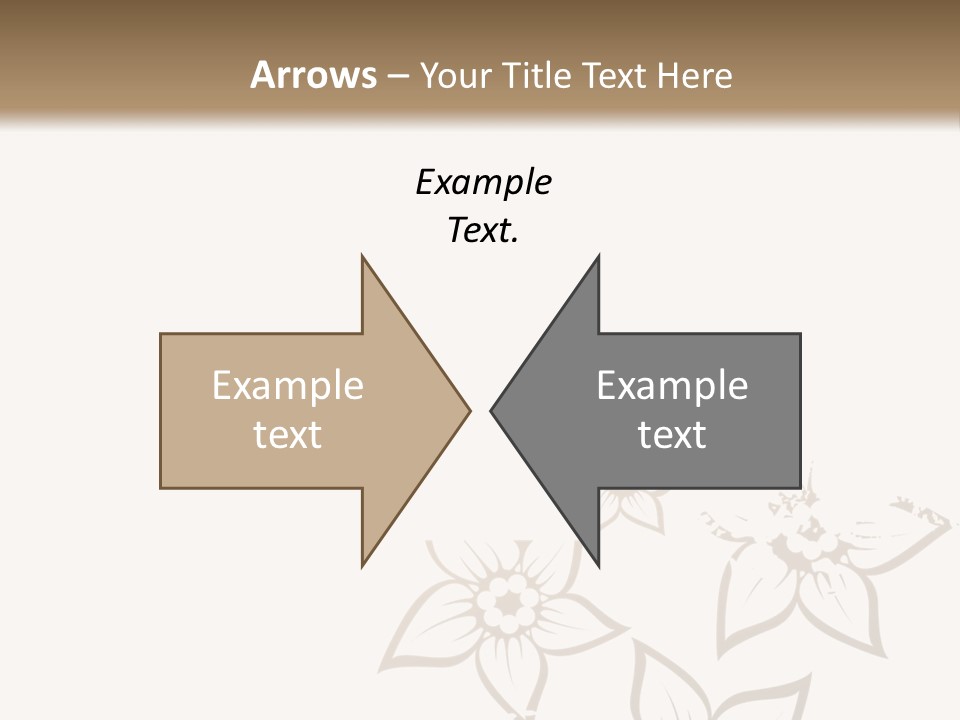 A Black And Gold Floral Powerpoint Presentation PowerPoint Template