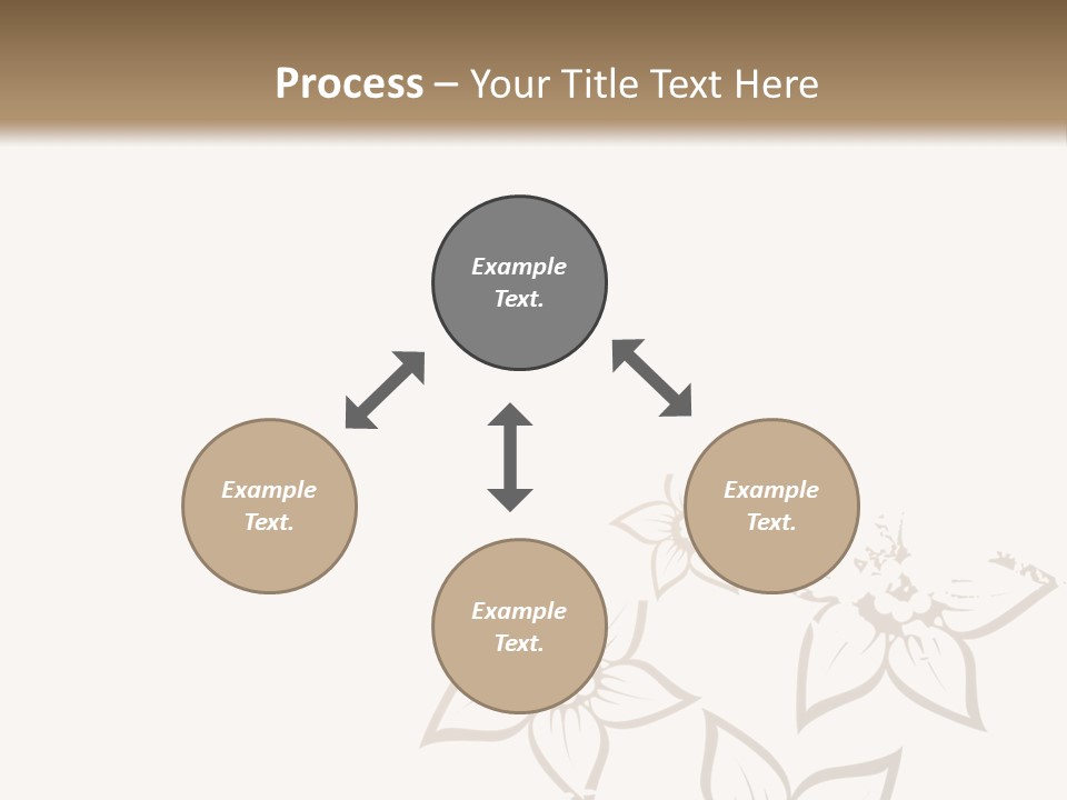 A Black And Gold Floral Powerpoint Presentation PowerPoint Template