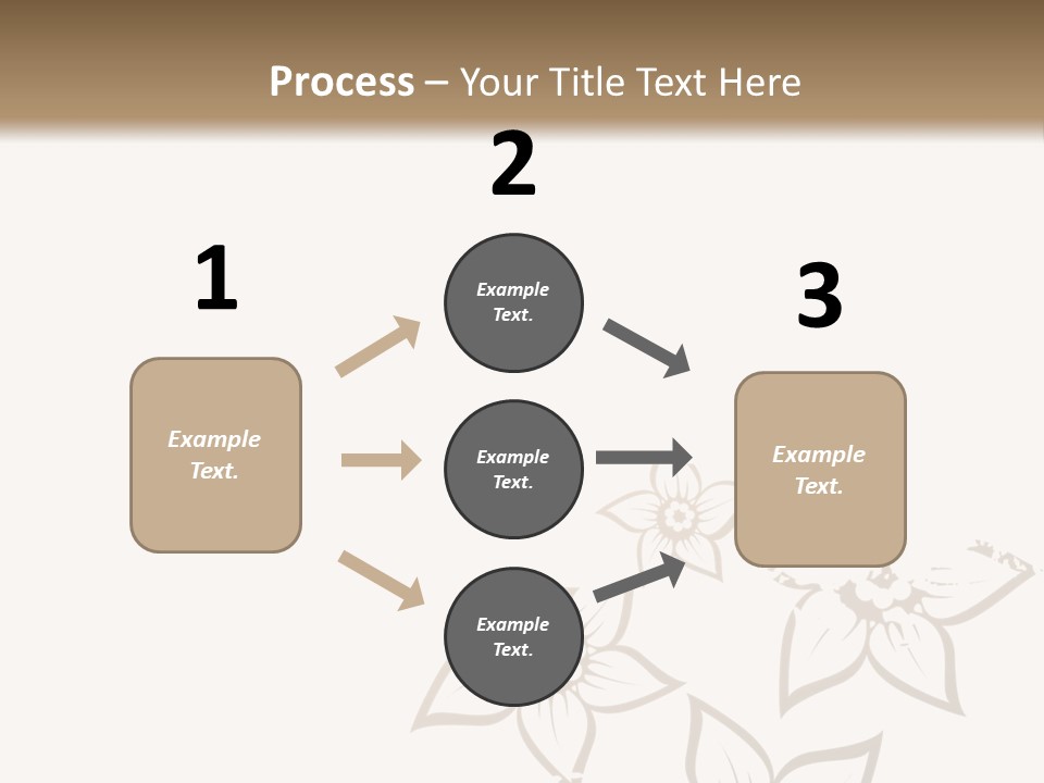 A Black And Gold Floral Powerpoint Presentation PowerPoint Template