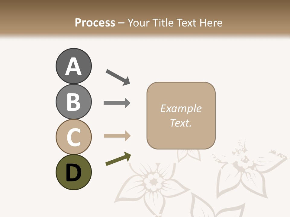 A Black And Gold Floral Powerpoint Presentation PowerPoint Template