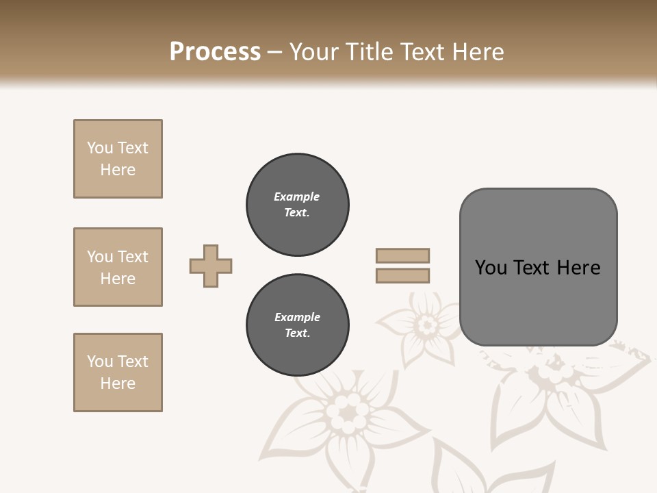 A Black And Gold Floral Powerpoint Presentation PowerPoint Template