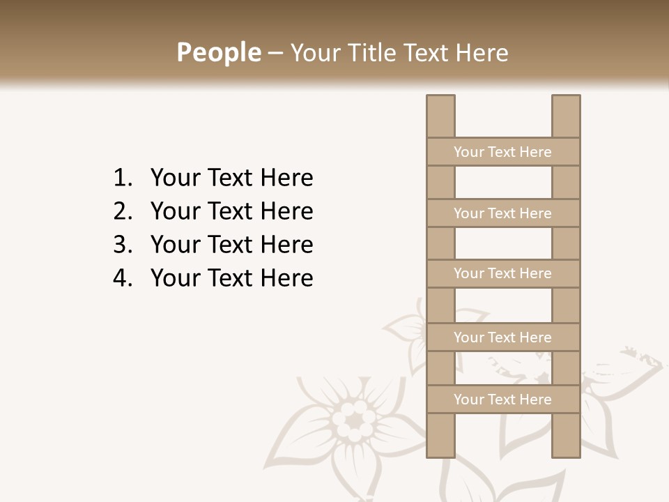 A Black And Gold Floral Powerpoint Presentation PowerPoint Template