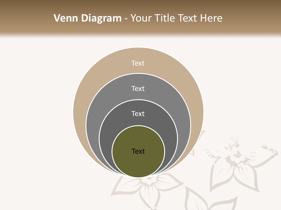 A Black And Gold Floral Powerpoint Presentation PowerPoint Template