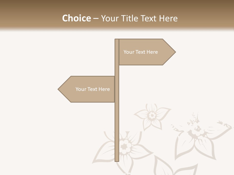 A Black And Gold Floral Powerpoint Presentation PowerPoint Template