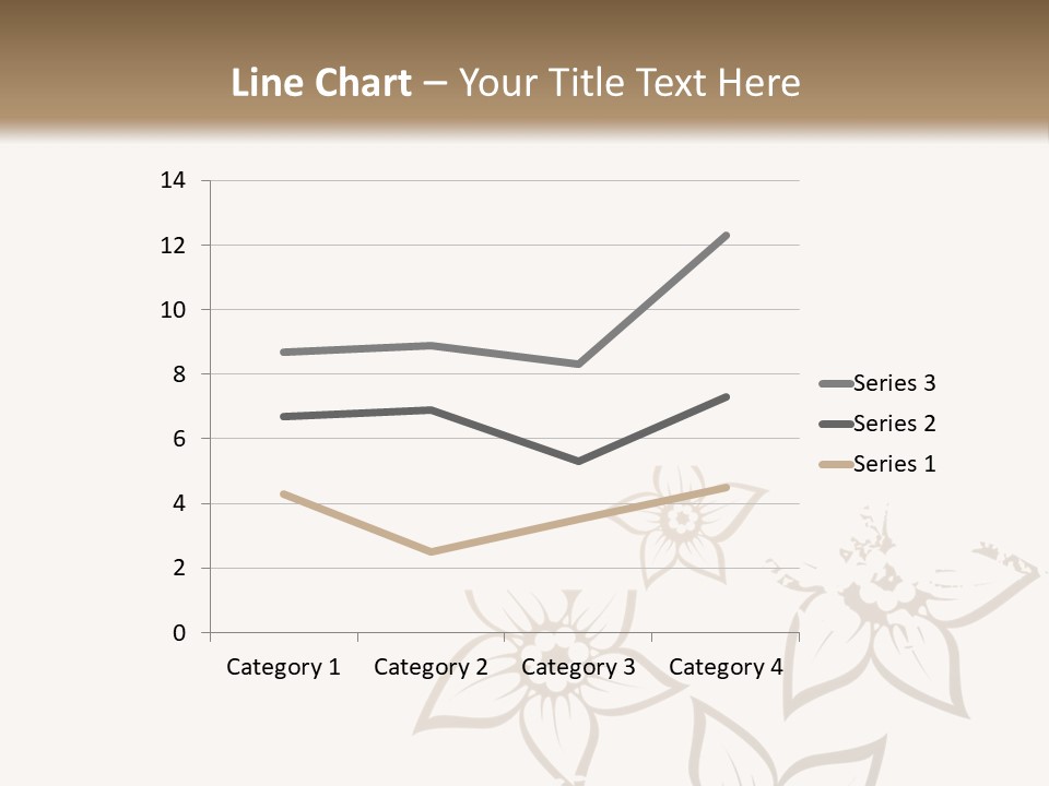 A Black And Gold Floral Powerpoint Presentation PowerPoint Template